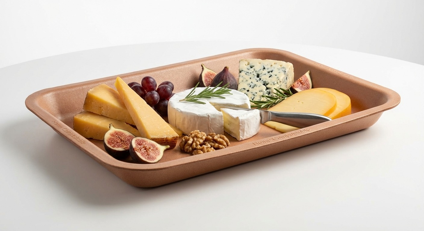 Premium cheese display in Celluwa tray
