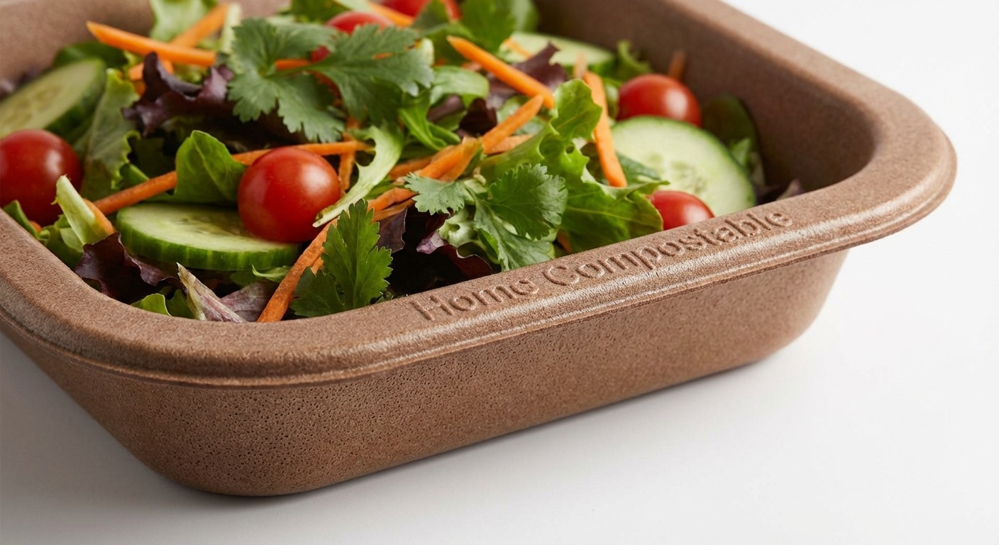 Fresh prepared foods in Celluwa tray